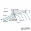 Metal Roofing Skylight Curb Flashing Detail Drawing